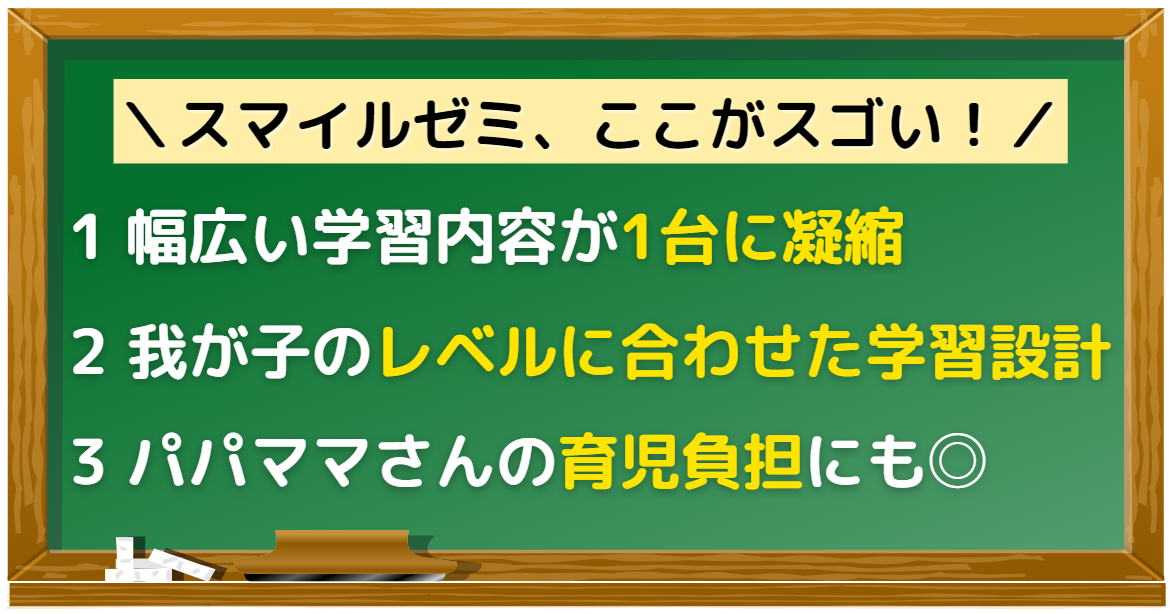 スマイルゼミ、ここがすごい！