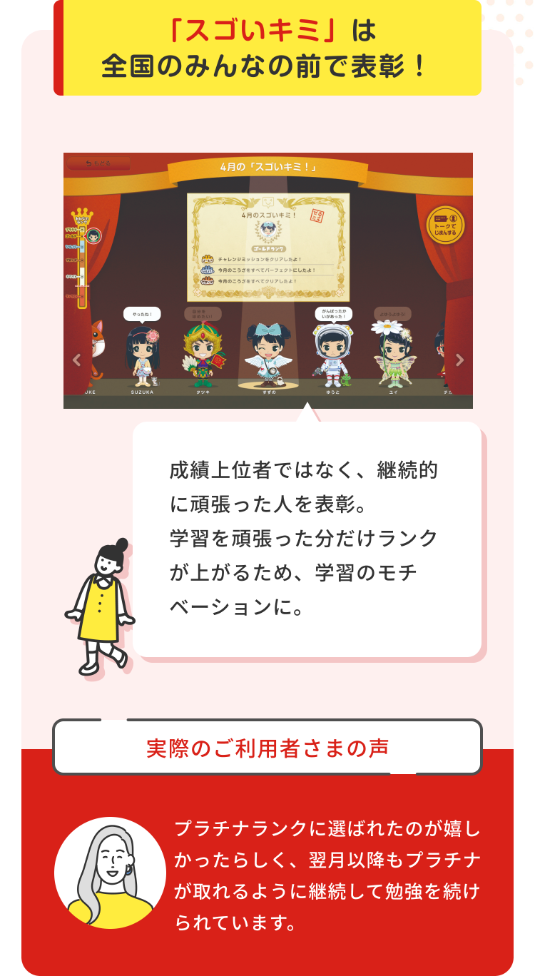 「スゴいキミ」は全国のみんなの前で表彰！